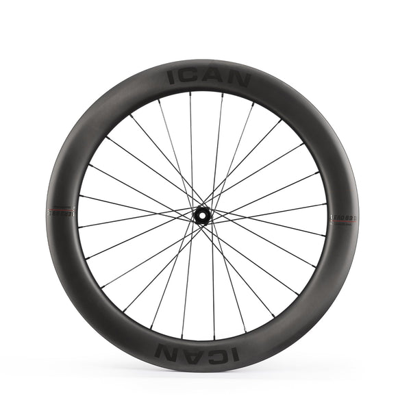 ICAN Carbon Disc Wheels AERO 63 II for Disc Road Bike and