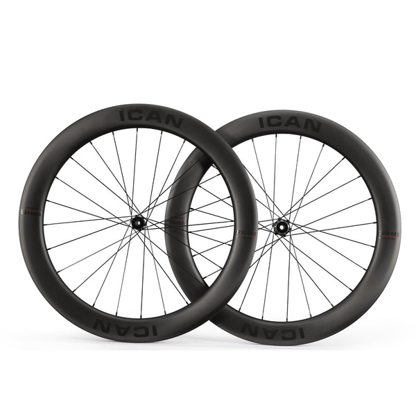 自転車本体 ICAN Aero Road-bike w/ 105 11s Hydraulic ICAN Carbon Disc Wheels AERO 63 II for Disc Road Bike and