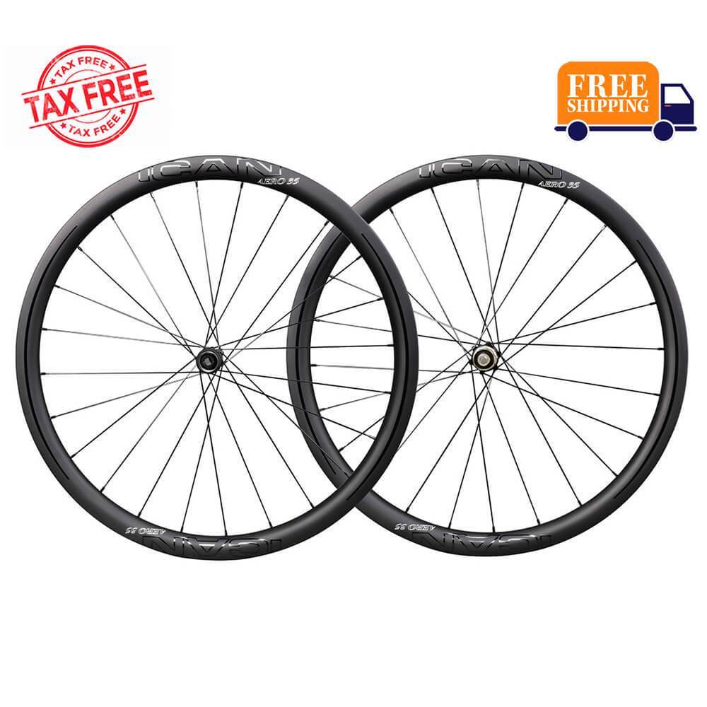 Road bike clearance disc wheelset