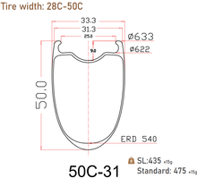 ICAN 700C G50 gravel wheels with DT-like ratchet system