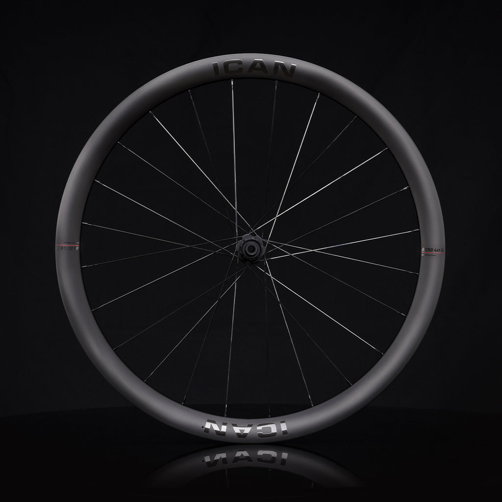 ICAN AERO 40 II disc wheels 23mm internal width with DT Swiss 240EXP 36T hubs TRIAERO
