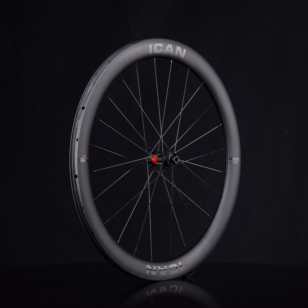 ICAN AERO 50 II disc wheels 23mm internal width with DT Swiss 240EXP 36T hubs TRIAERO