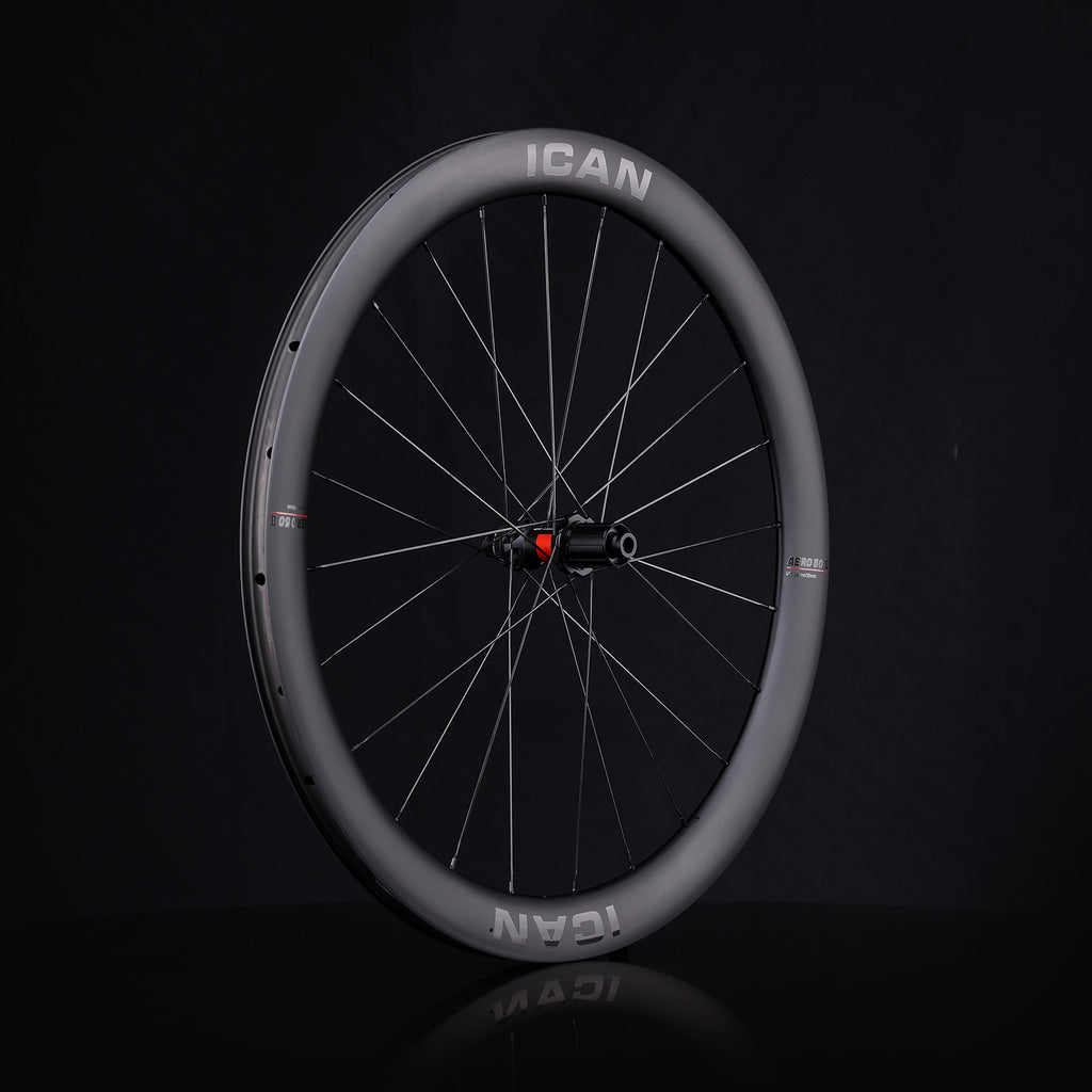ICAN AERO 50 II disc wheels 23mm internal width with DT Swiss 240EXP 36T hubs TRIAERO
