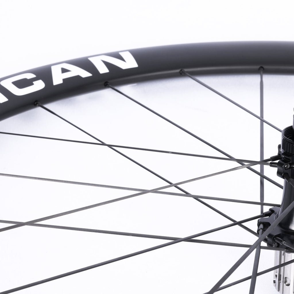 ICAN Aeris 40 disc carbone spoke wheelset 45T ratchet TRIAERO