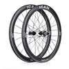 ICAN Aeris 50 disc carbone spoke wheelset 45T ratchet XDR TRIAERO