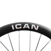 ICAN Aeris 50 disc carbone spoke wheelset 45T ratchet  TRIAERO