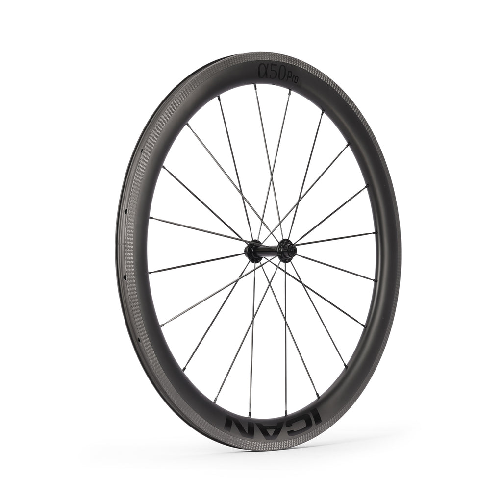 ICAN Alpha 50 pro rim brake carbon wheels R11 hub TRIAERO