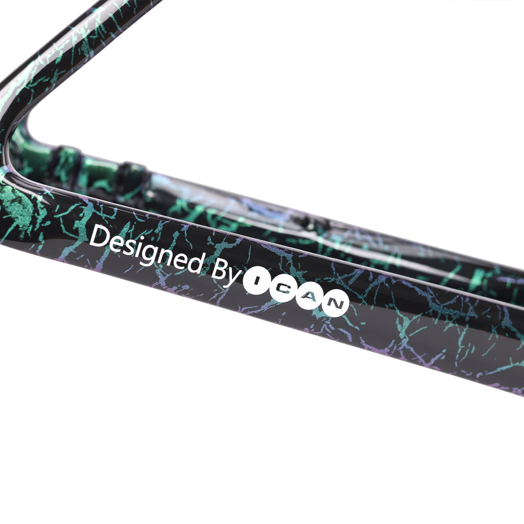 ICAN Graro gravel frame uci approval  fork without bolts 0mm offset seat post TRIAERO