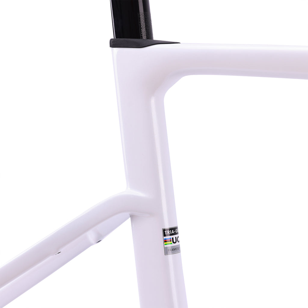 ICAN Graro gravel frame uci approval  fork without bolts 0mm offset seat post TRIAERO