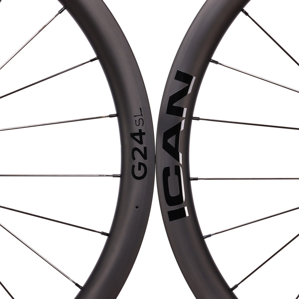 gravel wheels for road bike ICAN Alpha Disc Wheelset Best For Disc Road Bike US Warehouse Alpha 50 Plus Disc / Shimano 11.12S/Sram 10.11S / US Warehouse