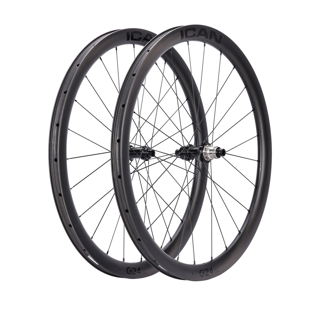 gravel bike wheelset upgrade ICAN Best budget 700C G24 carbon gravel wheelset Sram XDR