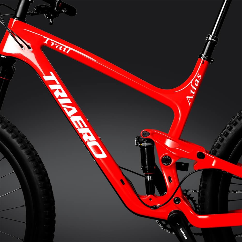 mountainbike 27 5 zoll carbon Carbon Complete Bike Atlas 27.5 Boost Full Suspension Bicycle Triaero