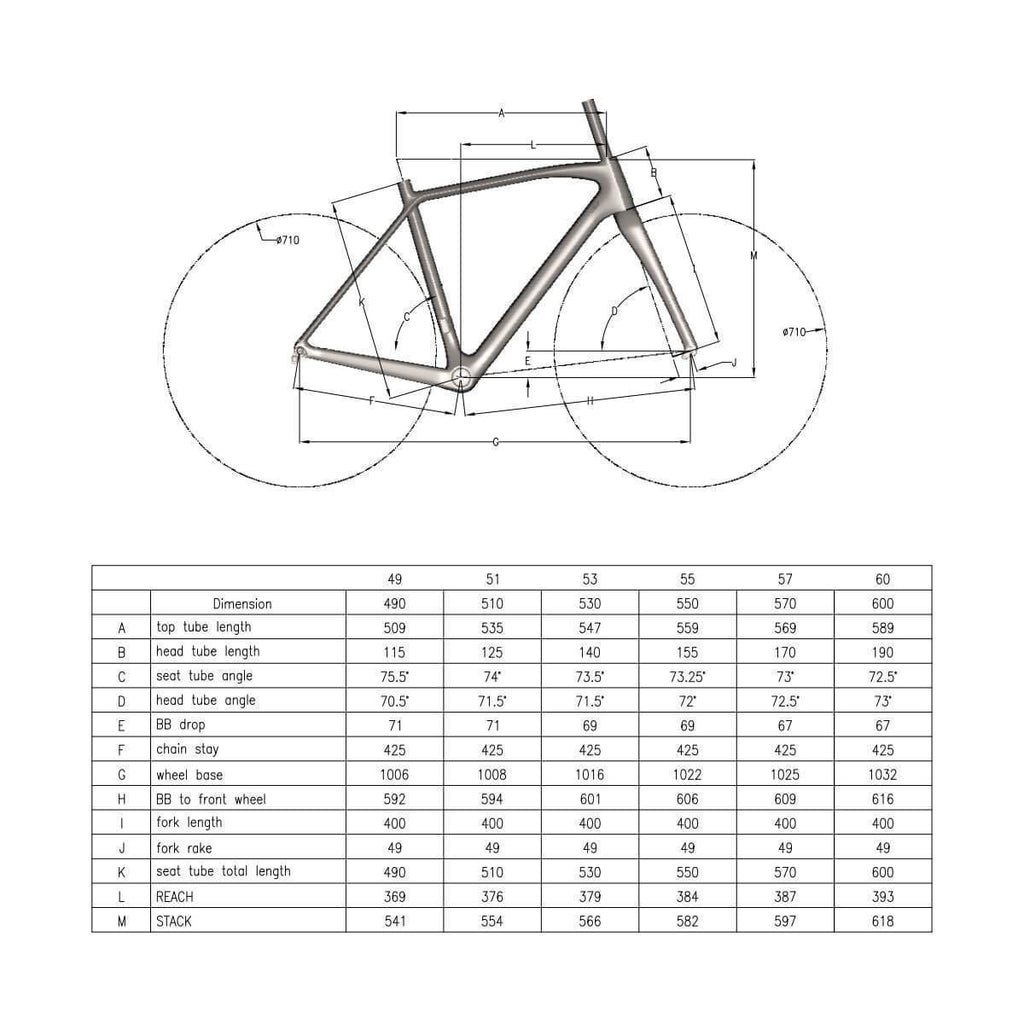 Cyclocross Disc Brake Frame AC388 - Triaero