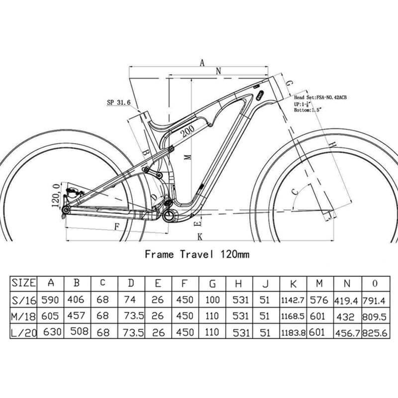 Fat Bike Frame SN04 - Triaero