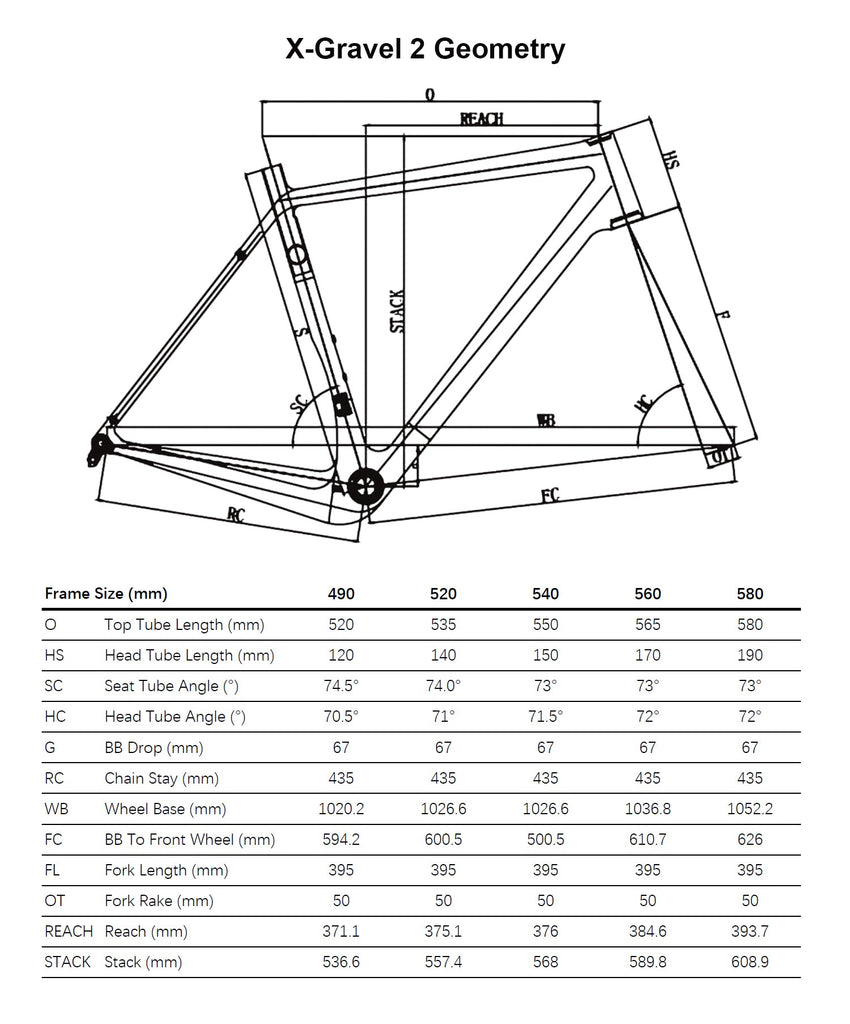 Internal Routing X-Gravel Bike - Triaero