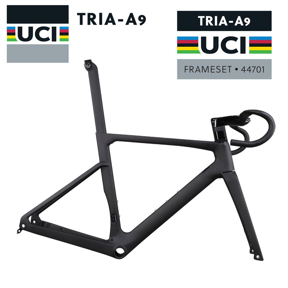 Disk Frame Carbon Road Bike Frame A9 Disc Brake BB86 12x100/12x142mm Triaero