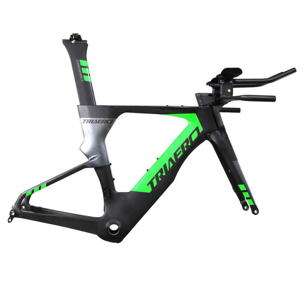 【予約中！】 Trial Time Fiber Carbon Full Bicycle Triaero BB86 TT016 Frameset コミック・アニメ